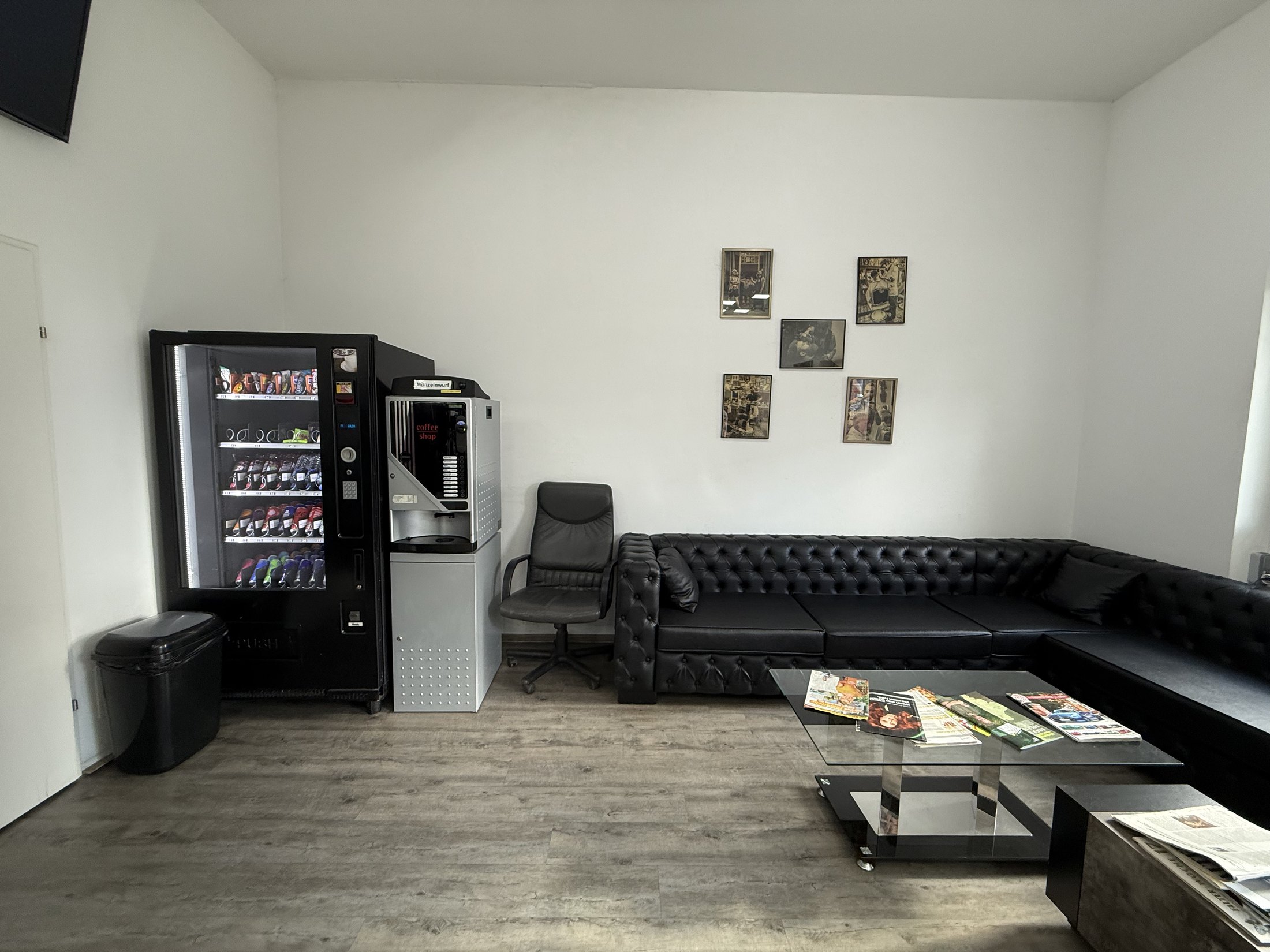 Wartebereich vom Barber Shop